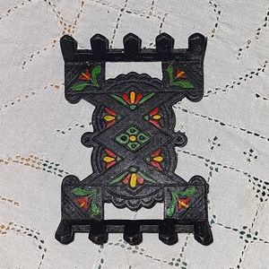 Vintage cast iron spoon rest